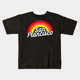 San Francisco LGBT Gay Pride Rainbow Flag Kids T-Shirt